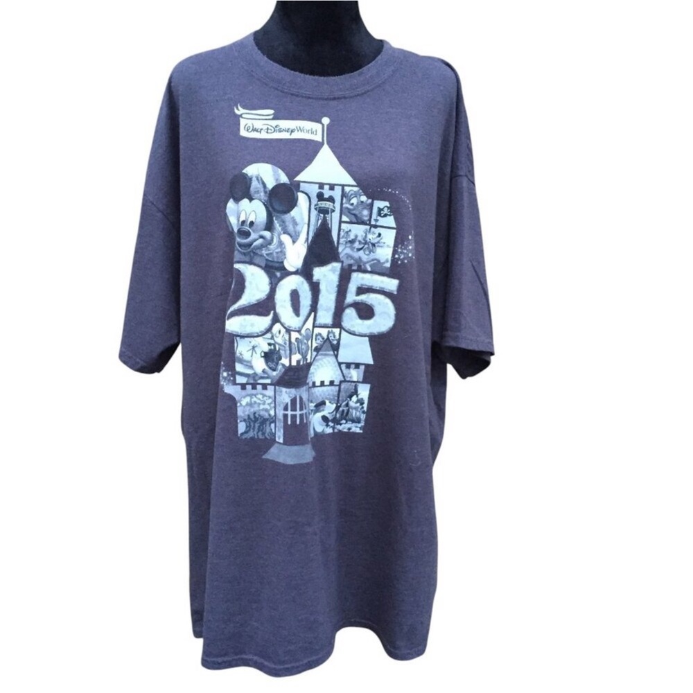 Mens 2015 Walt Disney World Gray Tee